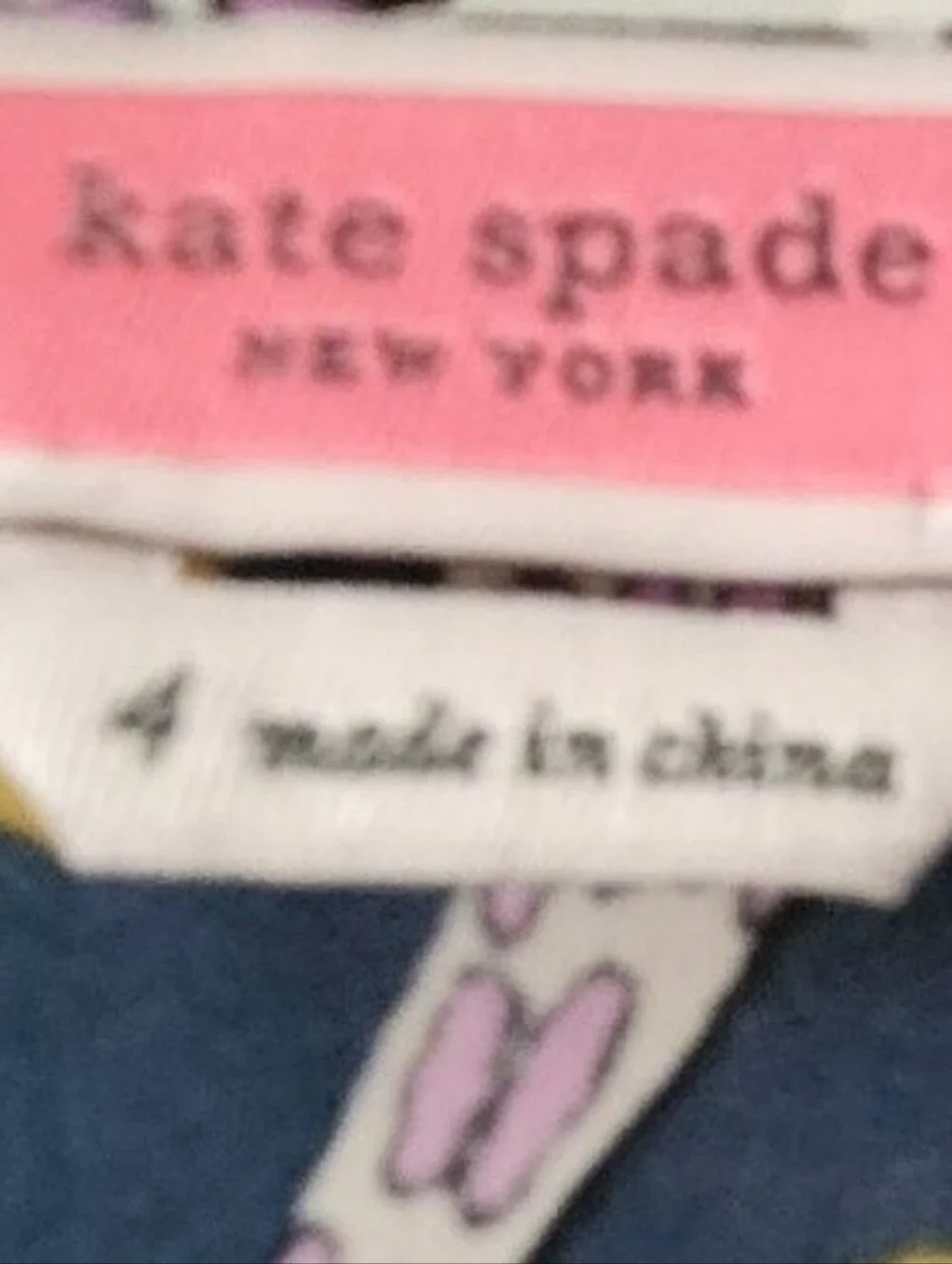 Kate Spade Panther Blouse. Size S